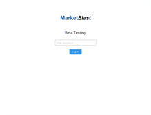 Tablet Screenshot of marketblast.com